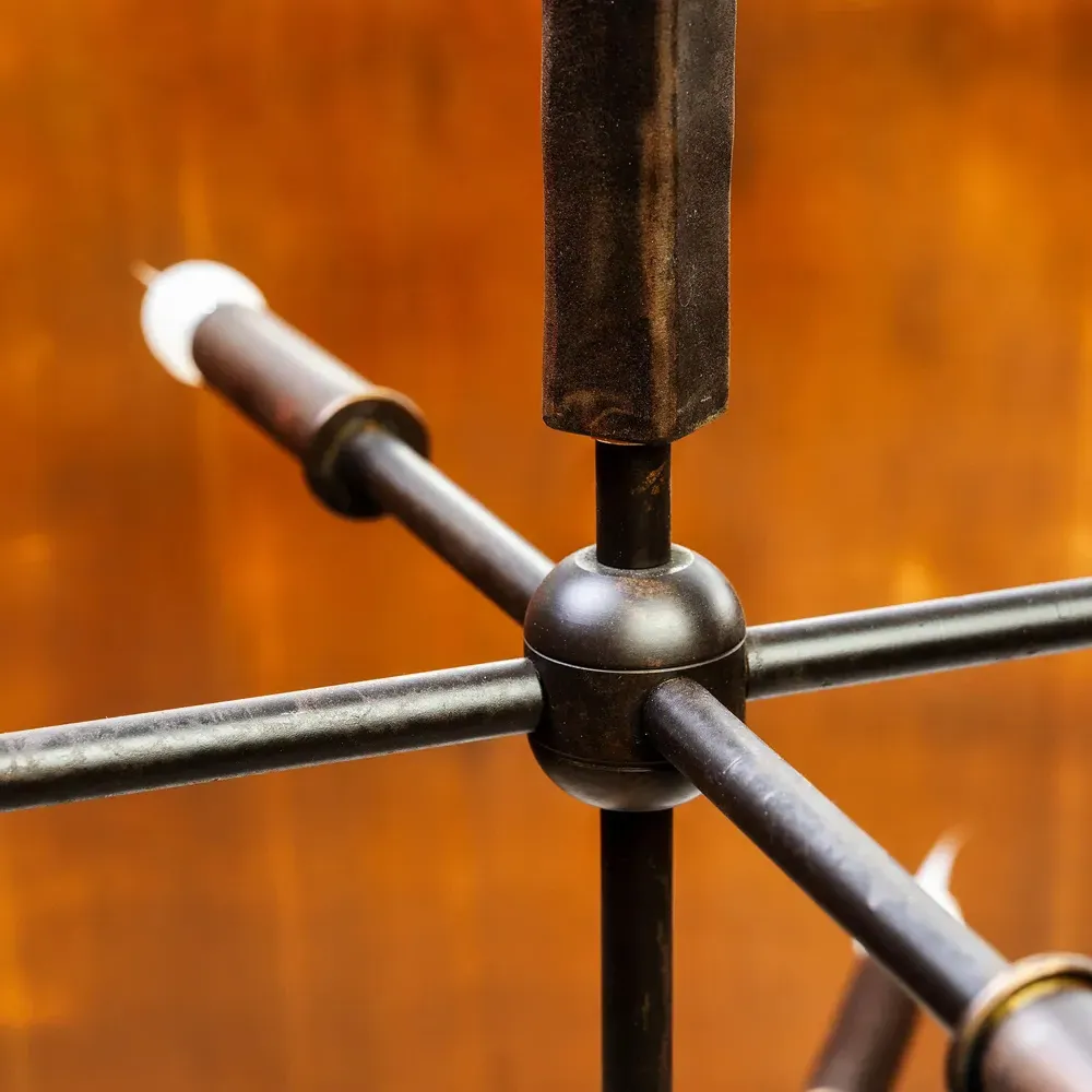 Calista Drum Pendant - Dark Copper, Steel