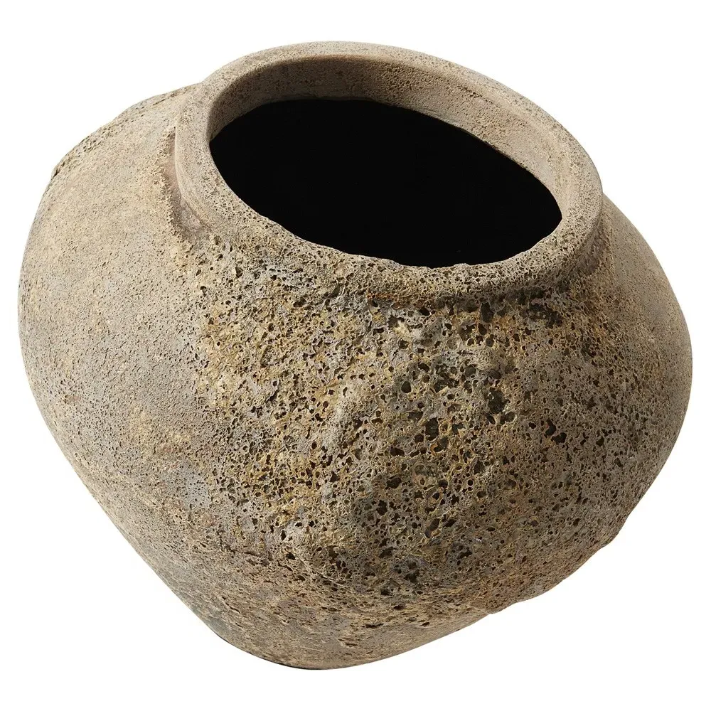 Calista Small Decorative Jar - Sand, Terracotta