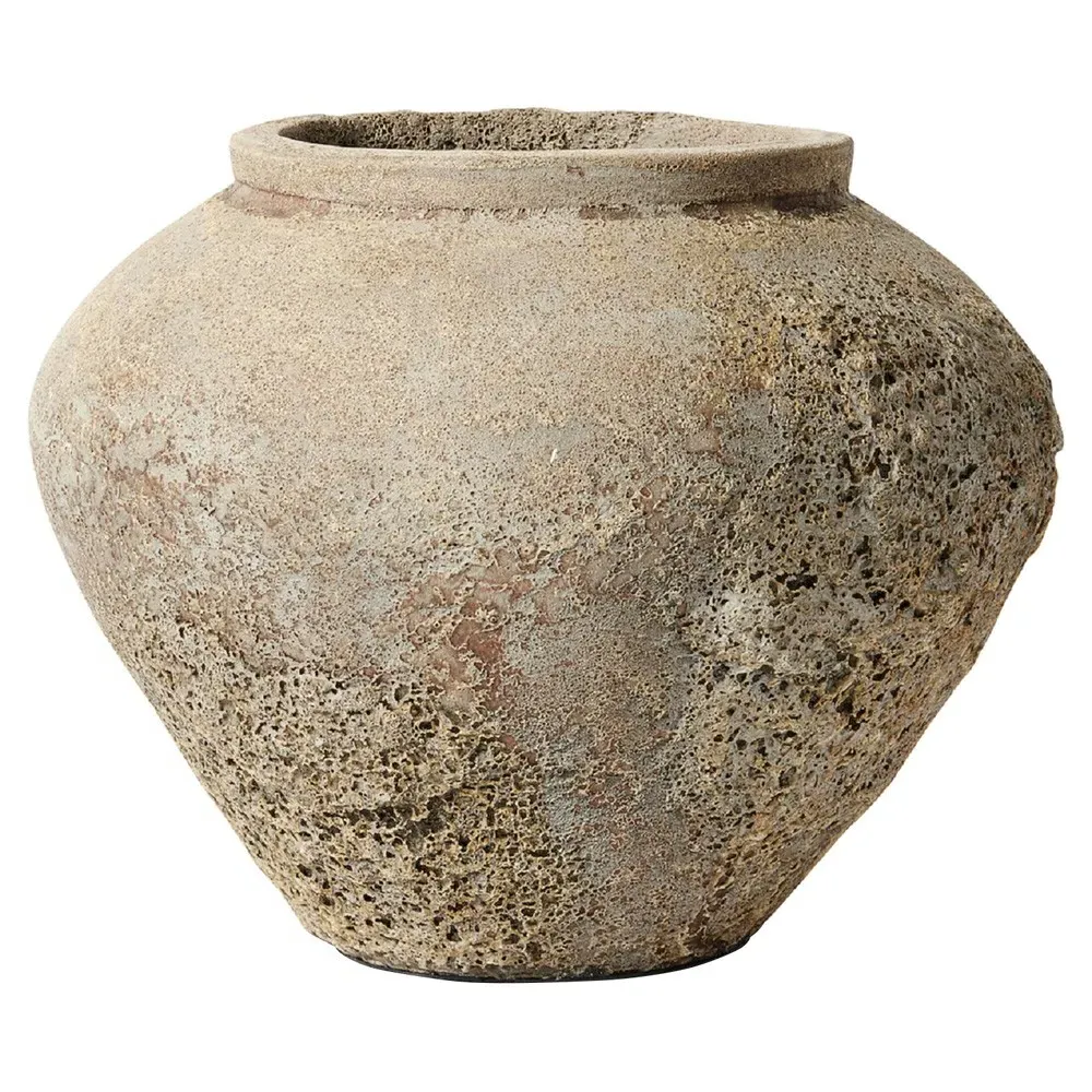 Calista Small Decorative Jar - Sand, Terracotta image