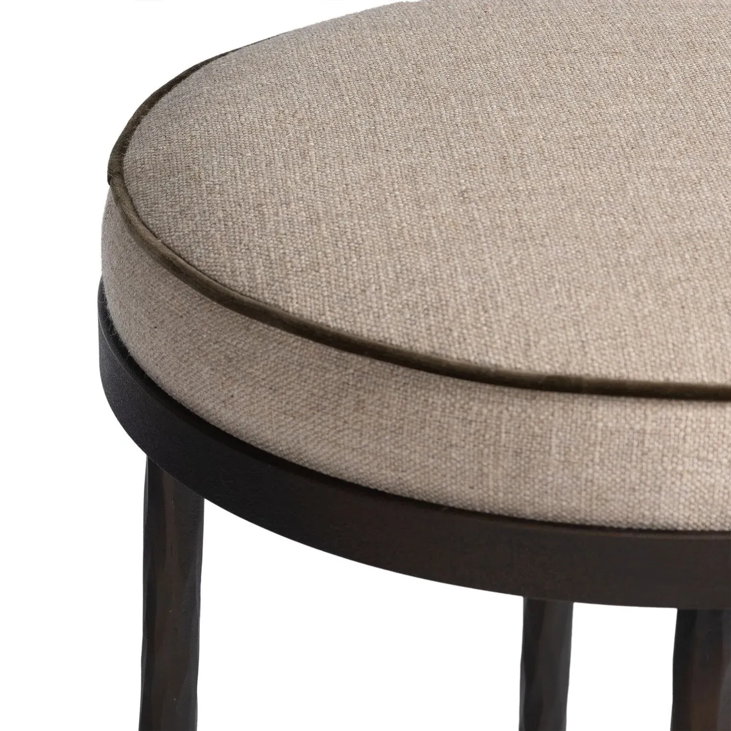 Calix Bar Stool - Beige, Performance Fabric