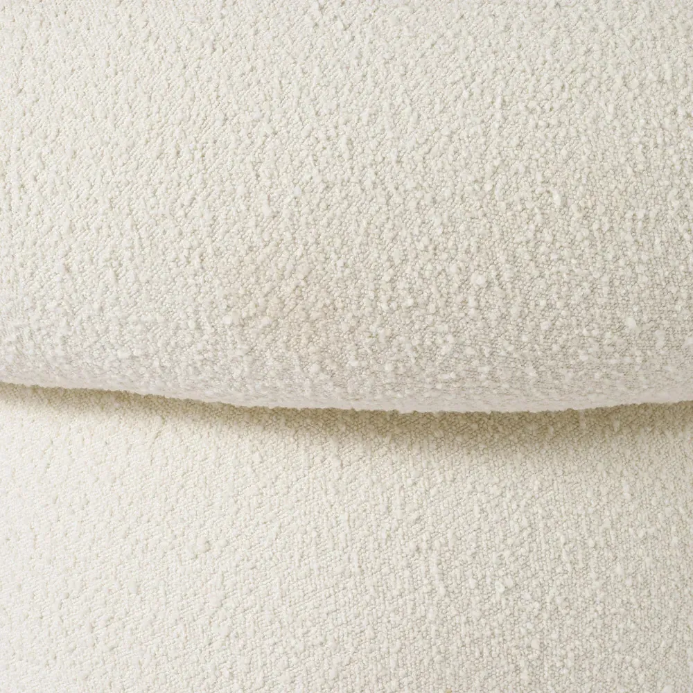 Calixto Swivel Chair - Cream, Performance Boucle