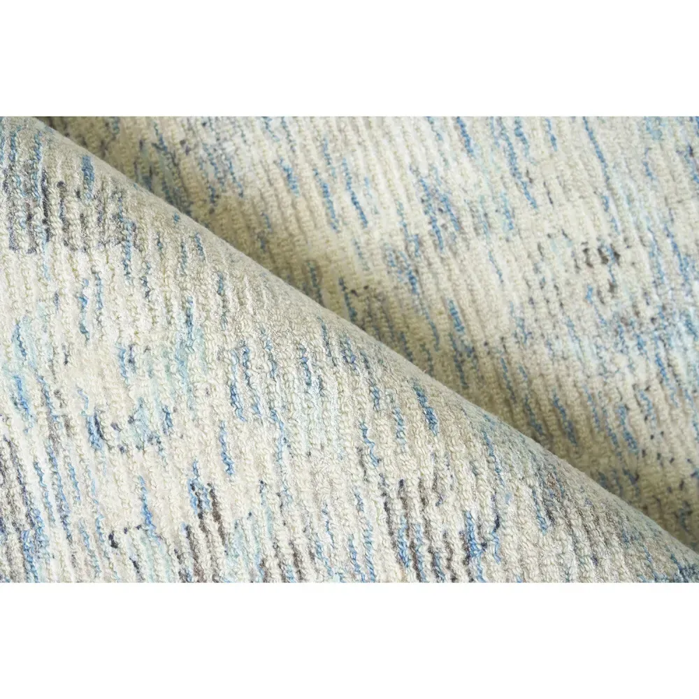 Calla Oushak Patterned Rug - Beige, Wool