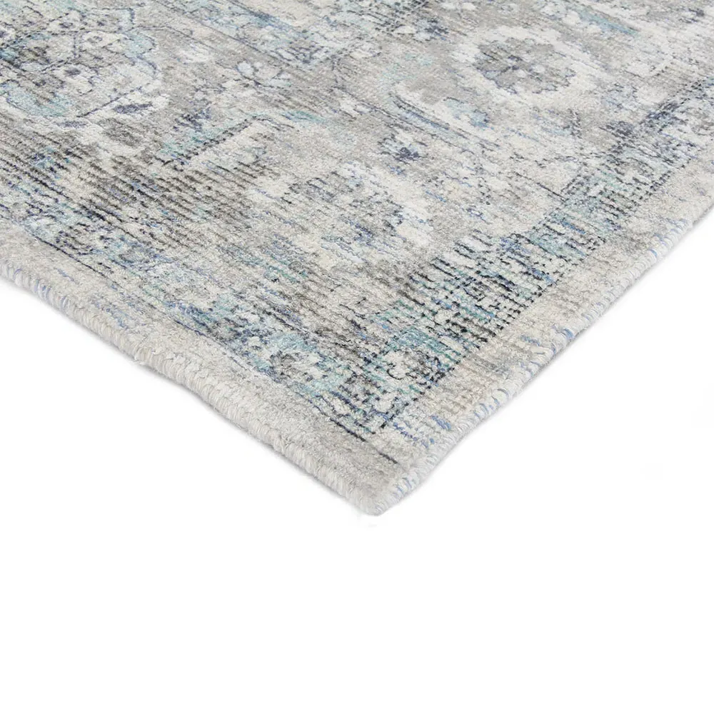 Calla Oushak Patterned Rug - Beige, Wool
