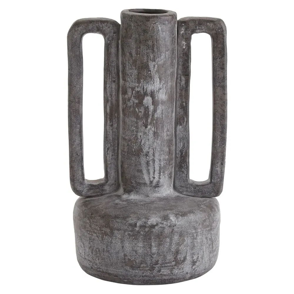 Calliope Ceramic Table Vase - Dark Grey image