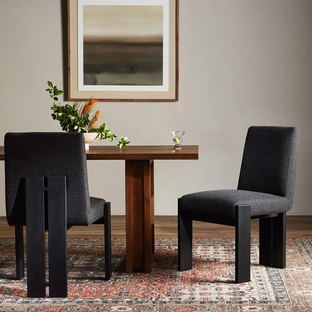 Callista Dining Side Chair - Black, Oak