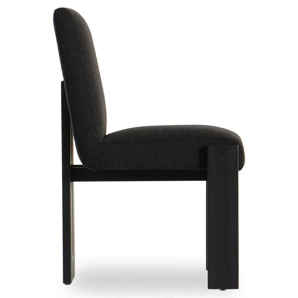 Callista Dining Side Chair - Black, Oak