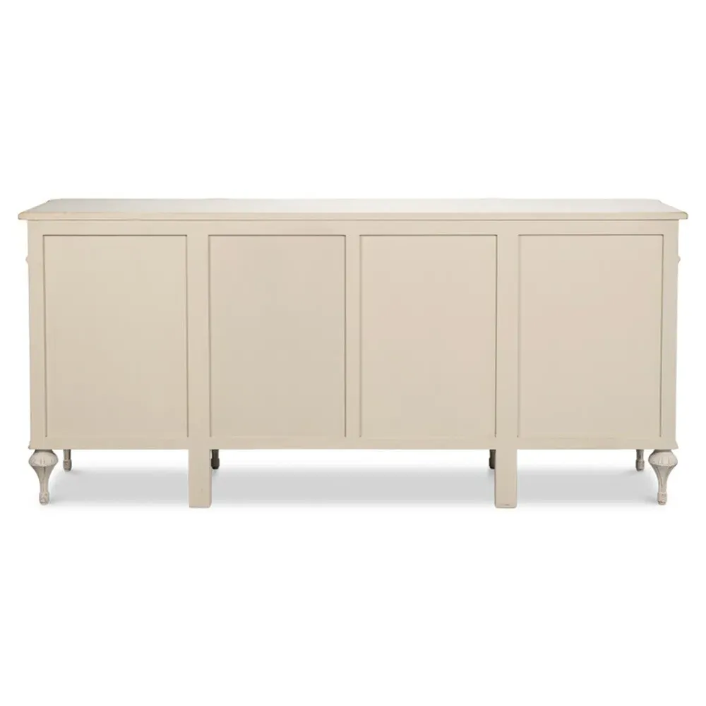 Callow Sideboard - Beige, Pine Wood