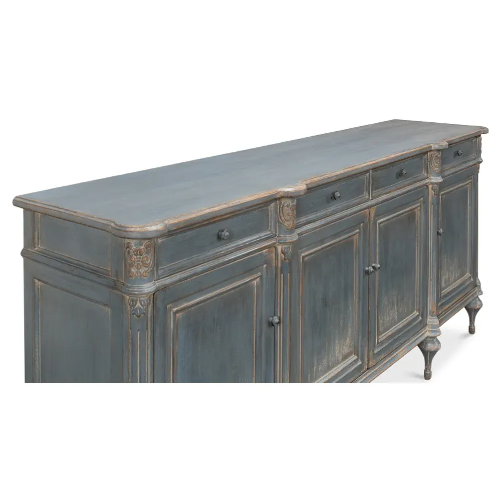Callow Sideboard - Blue, Pine Wood