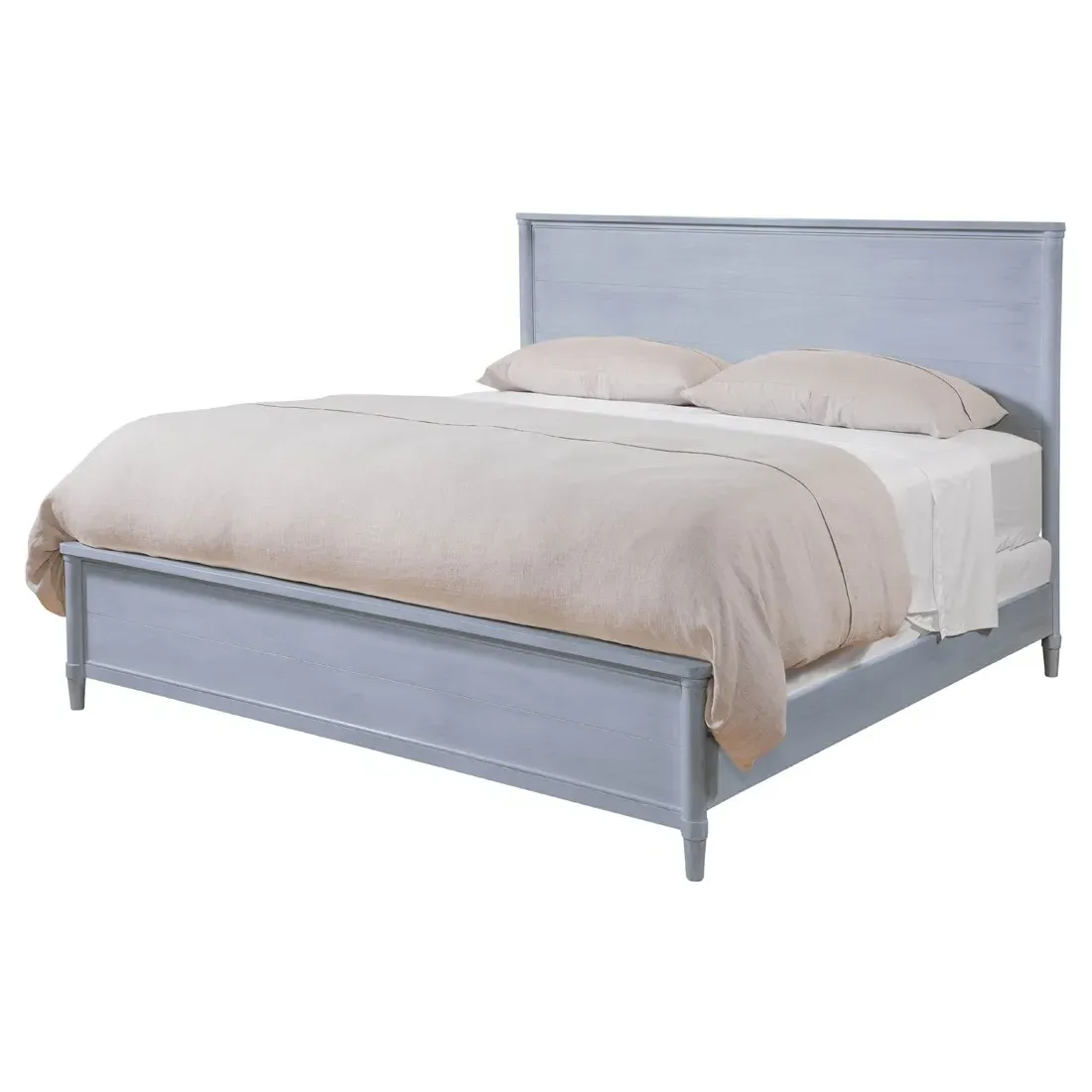 Callum King Size Bed Frame - Blue, Mindi Wood