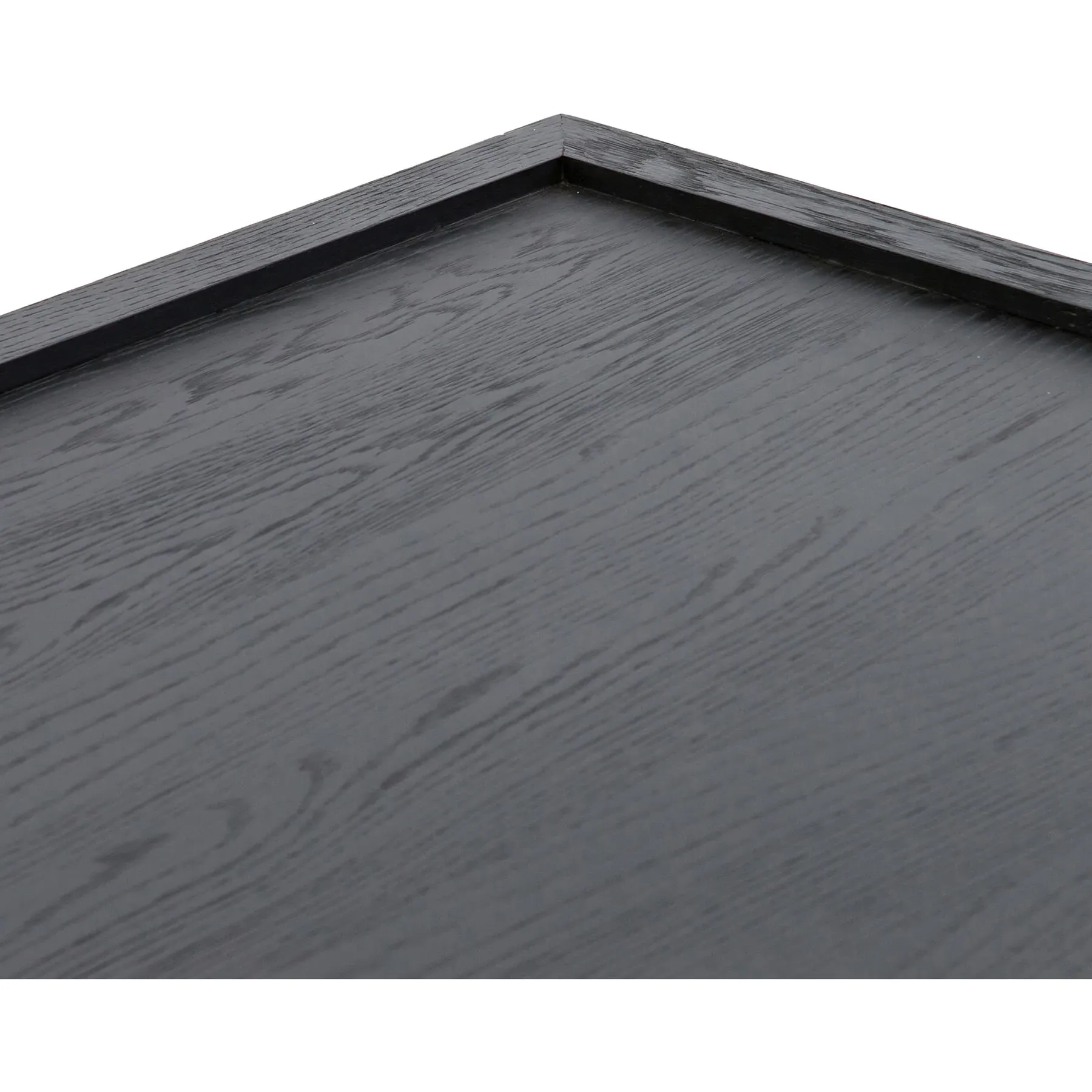 Cally Square Coffee Table - Black, Oak