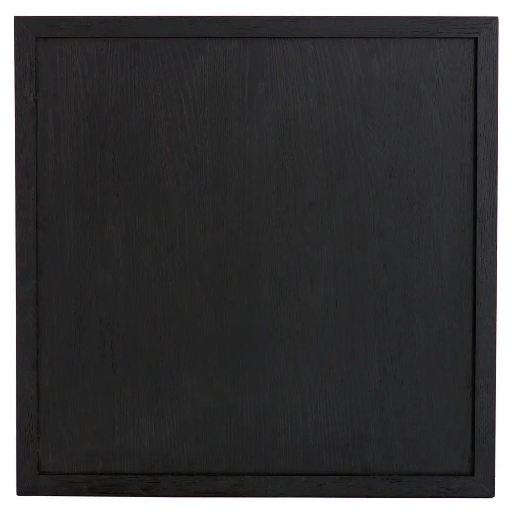 Cally Square Coffee Table - Black, Oak