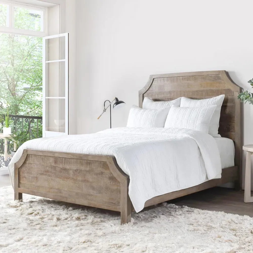 Calyp King Size Quilt - White, Cotton