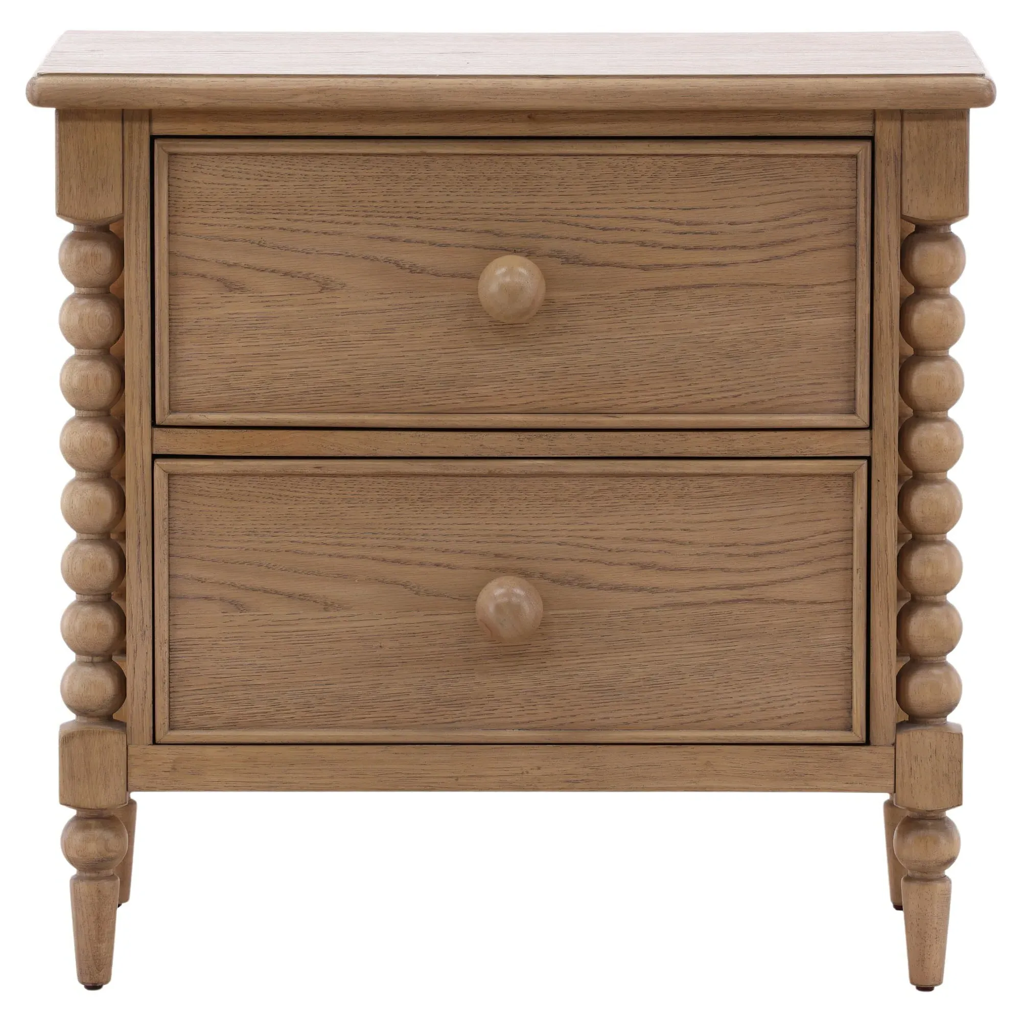 Calypso Bobbin Nightstand - Natural Oak image