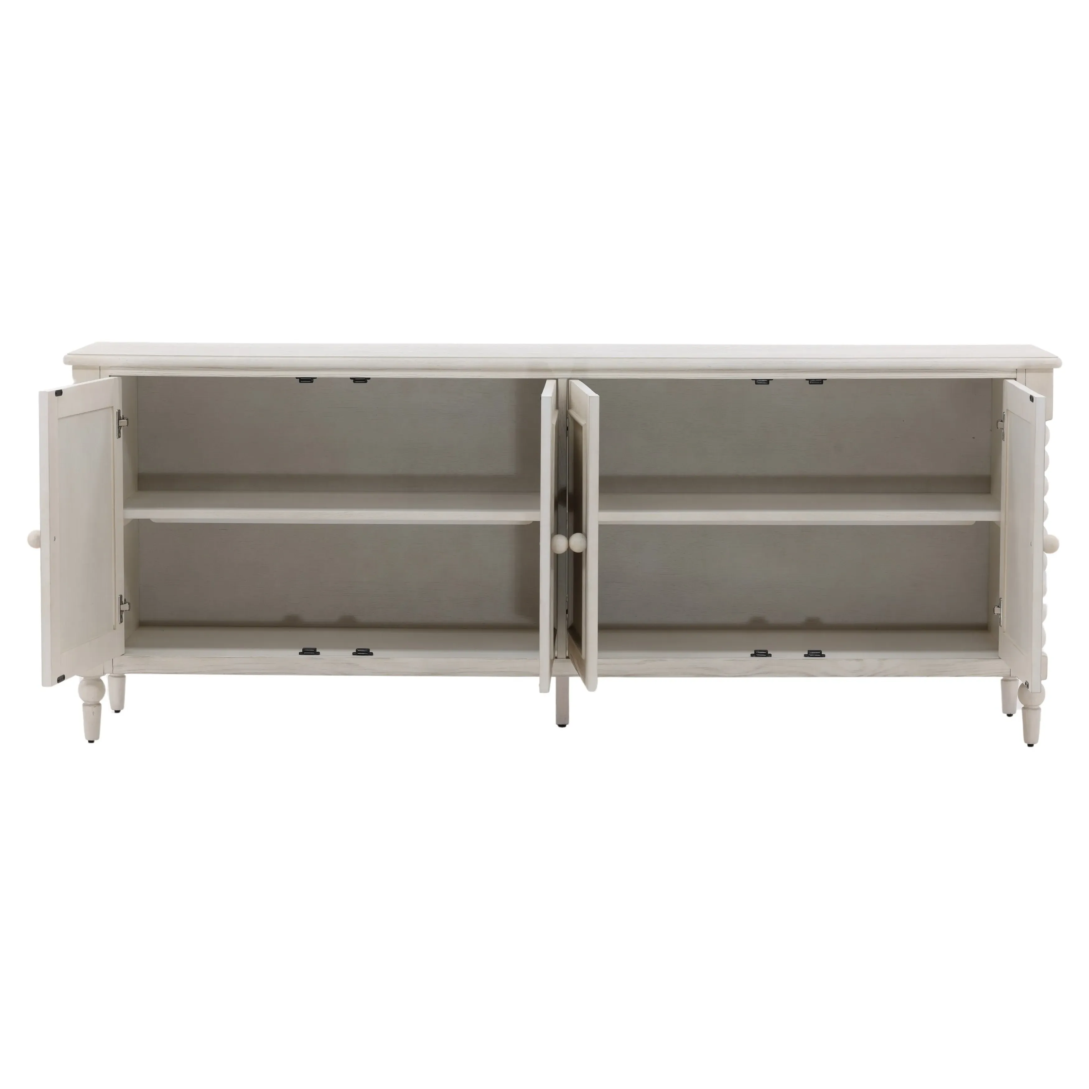 Calypso Bobbin Sideboard - Whitewash Oak