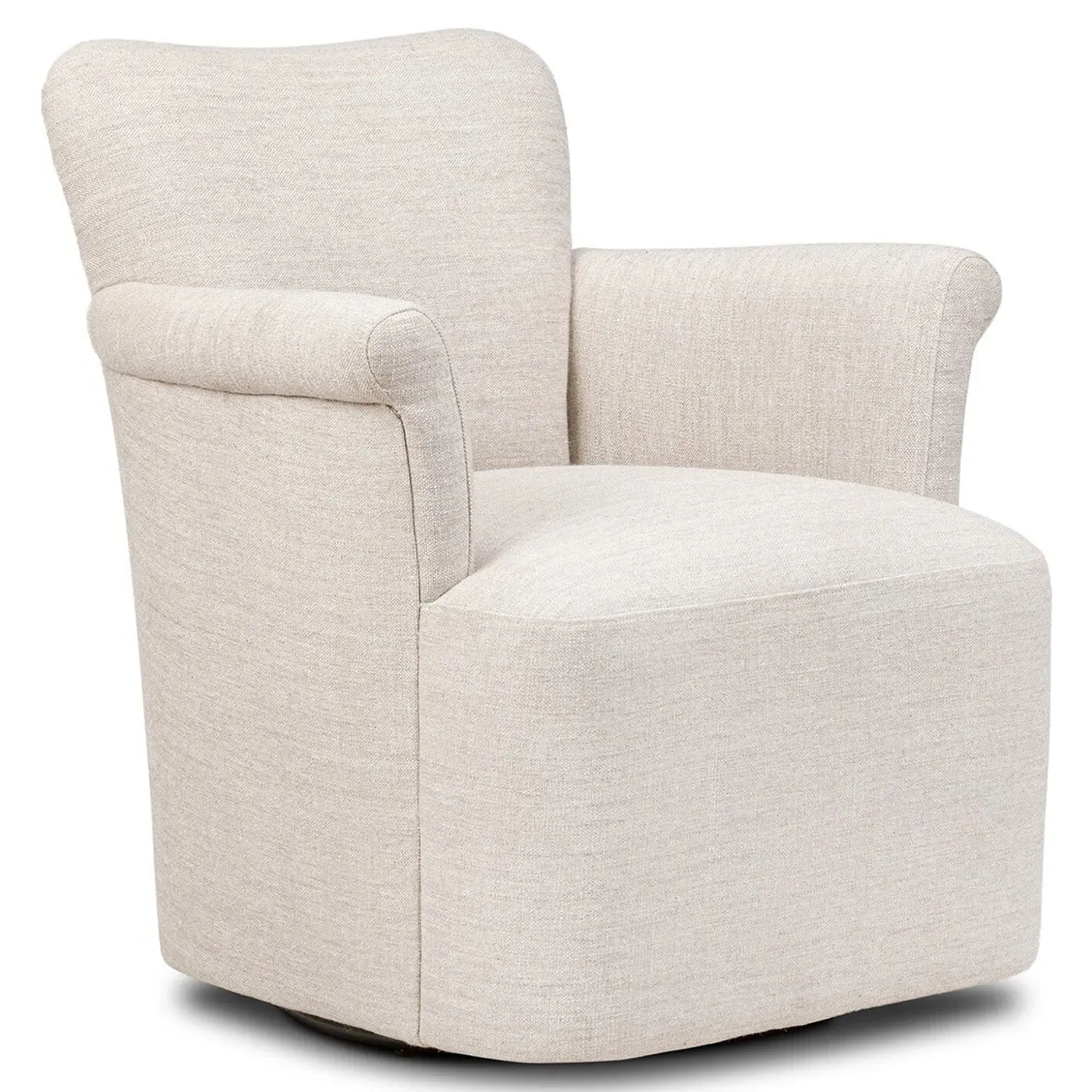 Camellia Alcala Swivel Chair - Wheat, Chenille
