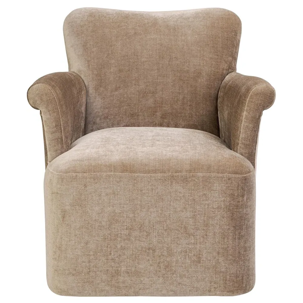 Camellia Altair Swivel Chair - Mushroom
