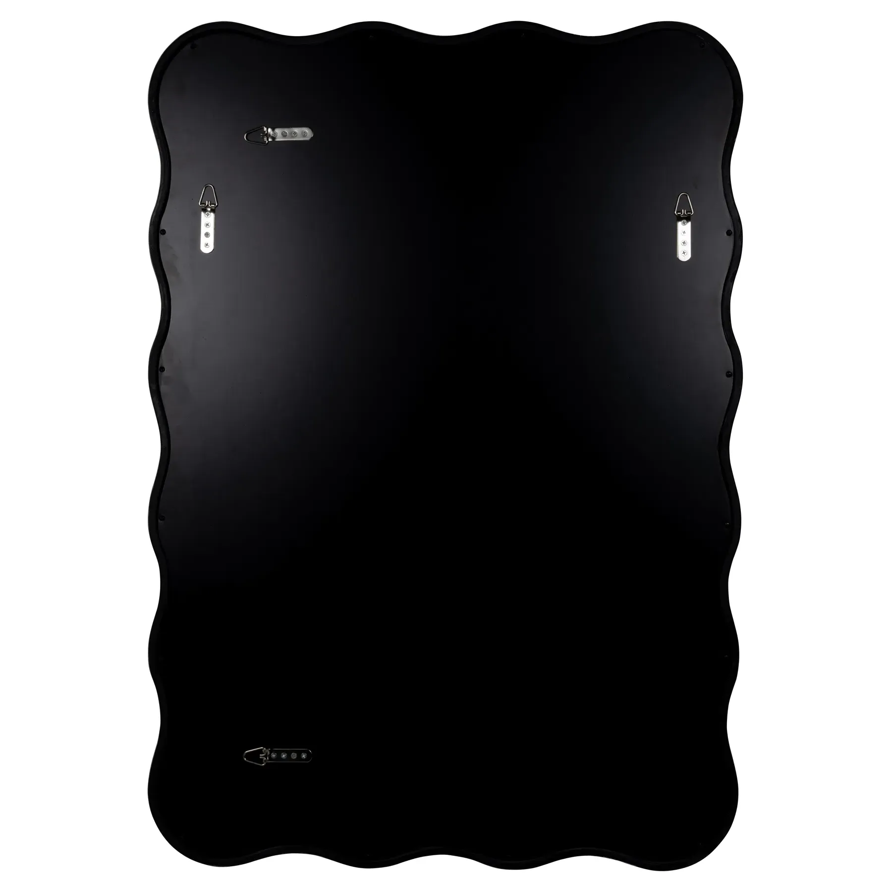 Camelotte Wavy Wall Mirror - Natural, Oak Wood