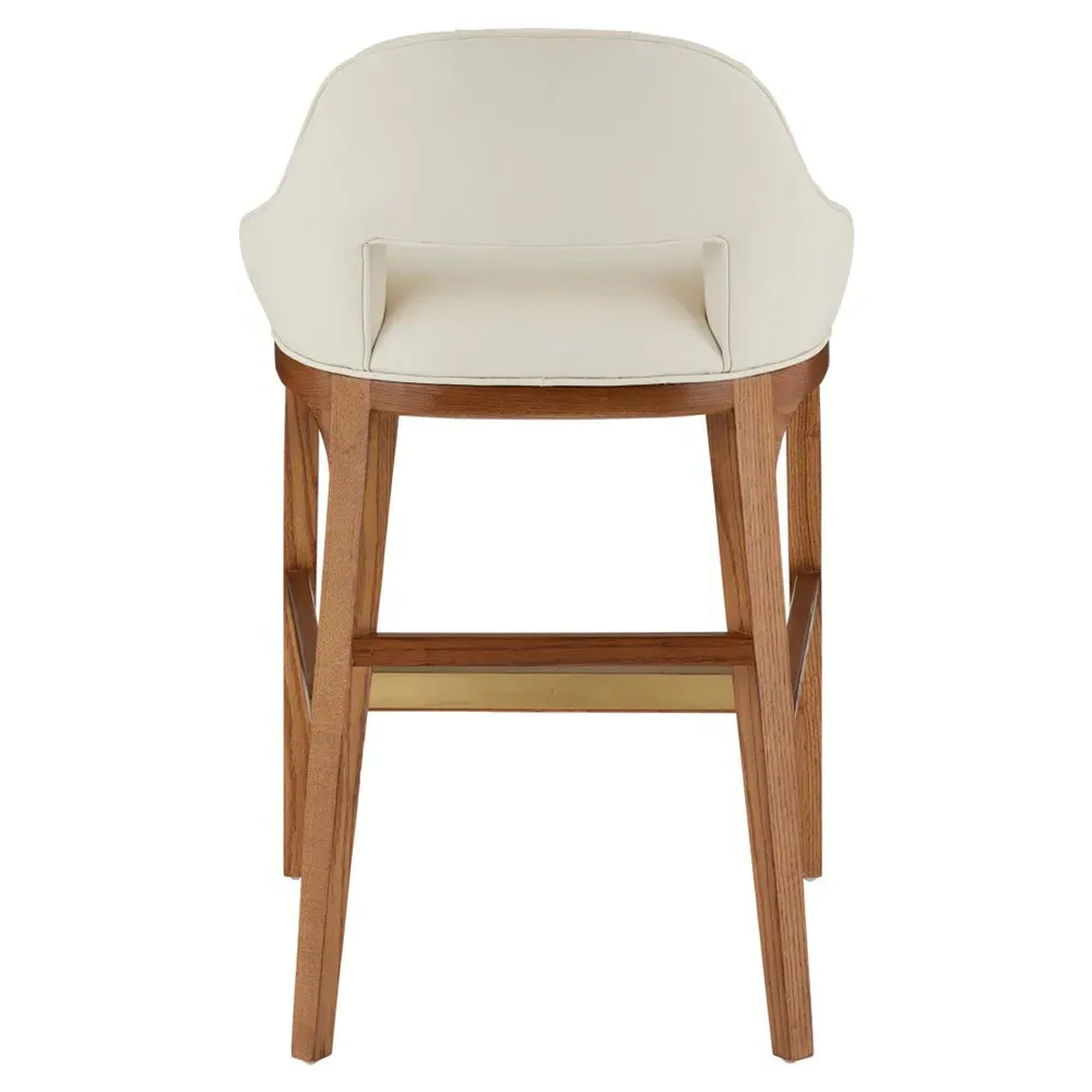 Camila Counter Stool - Cream, Oak