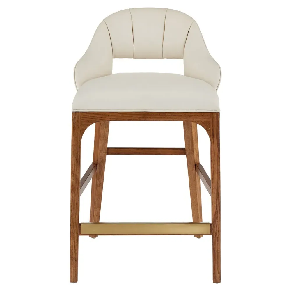 Camila Counter Stool - Cream, Oak image