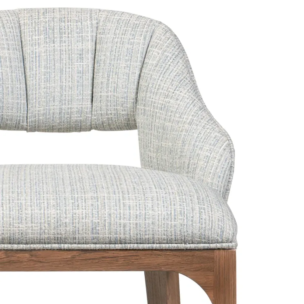 Camila Counter Stool - Grey, Oak