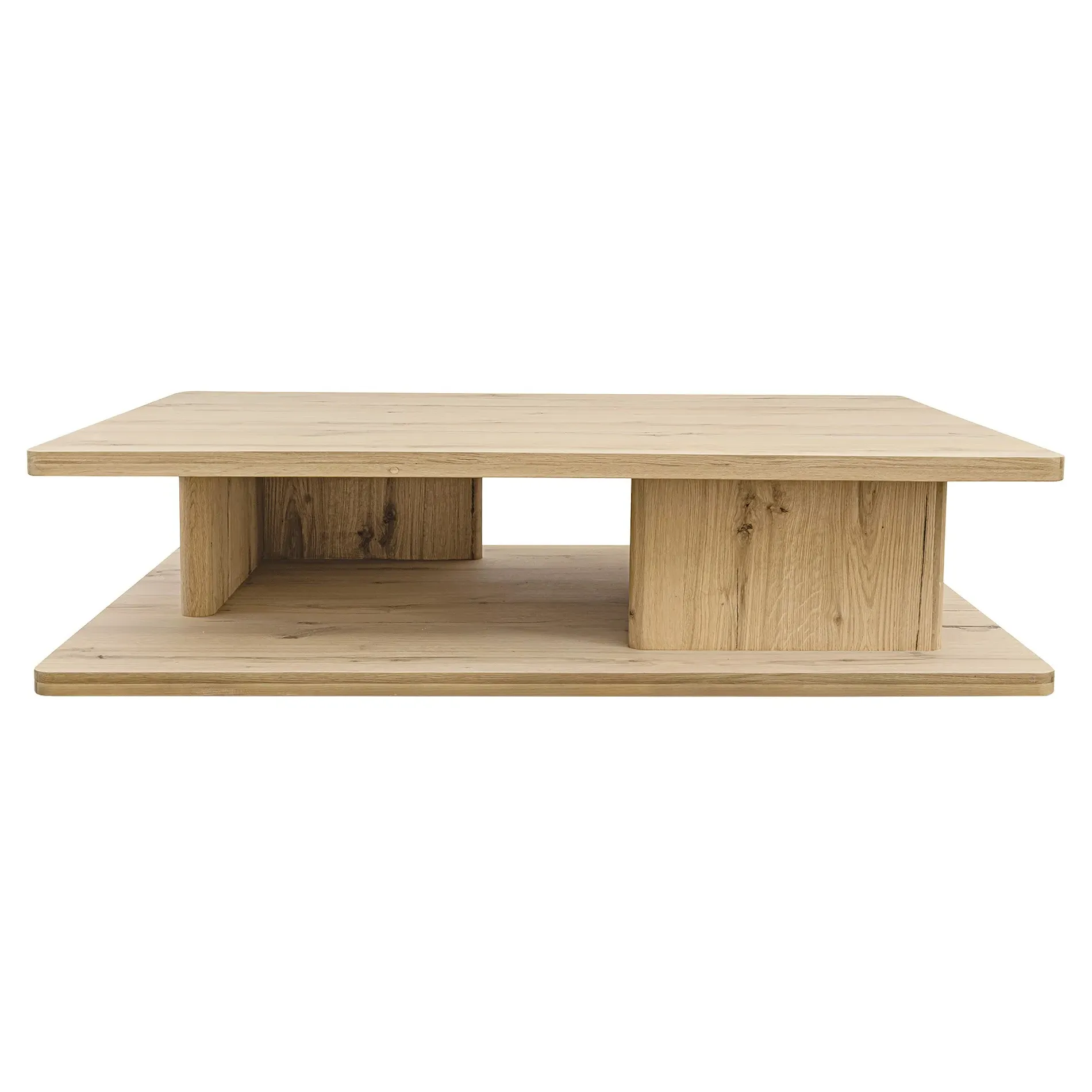 Camilla 2 Tier Rectangular Coffee Table - Light Oak image