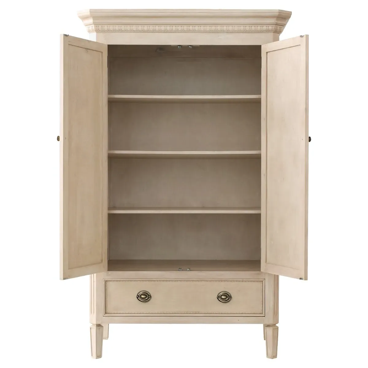 Camilla Armoire - Natural Brown, Alder Wood