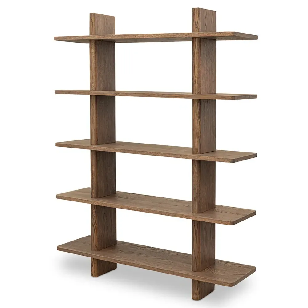 Camilla Bookcase - Brown, Oak