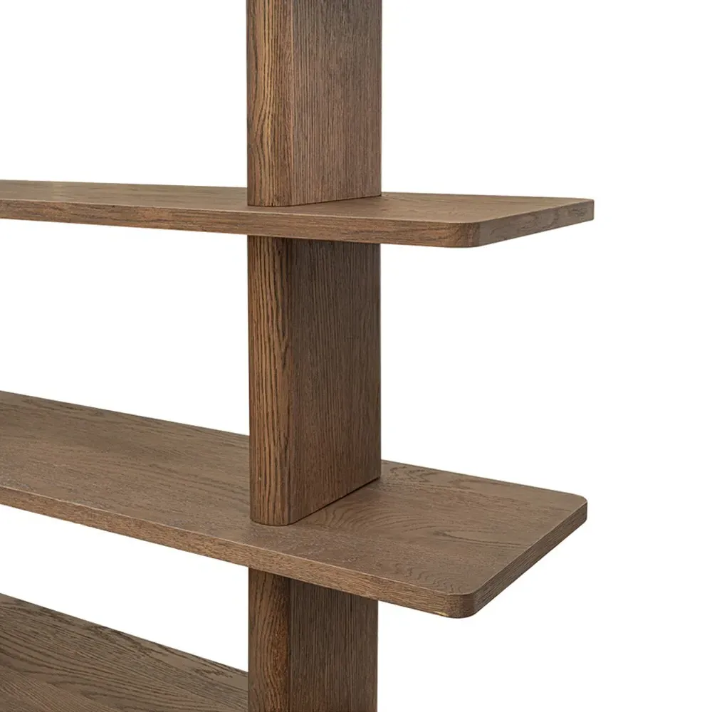 Camilla Bookcase - Brown, Oak