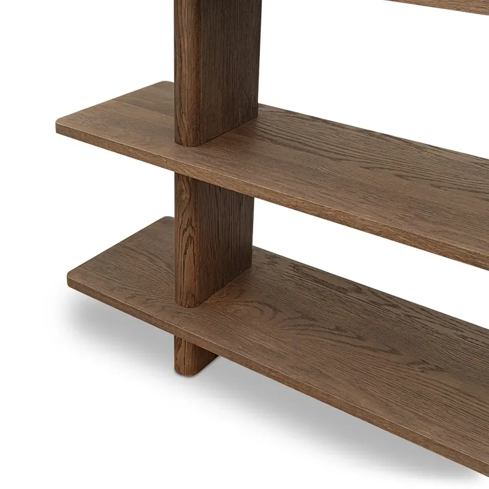 Camilla Bookcase - Brown, Oak