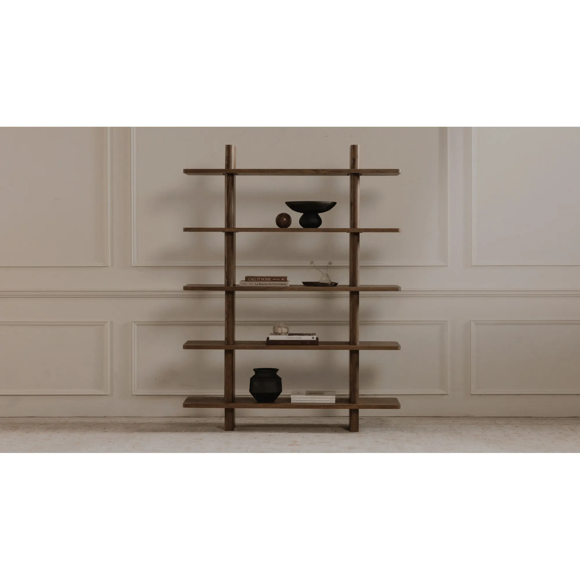 Camilla Bookcase - Brown, Oak