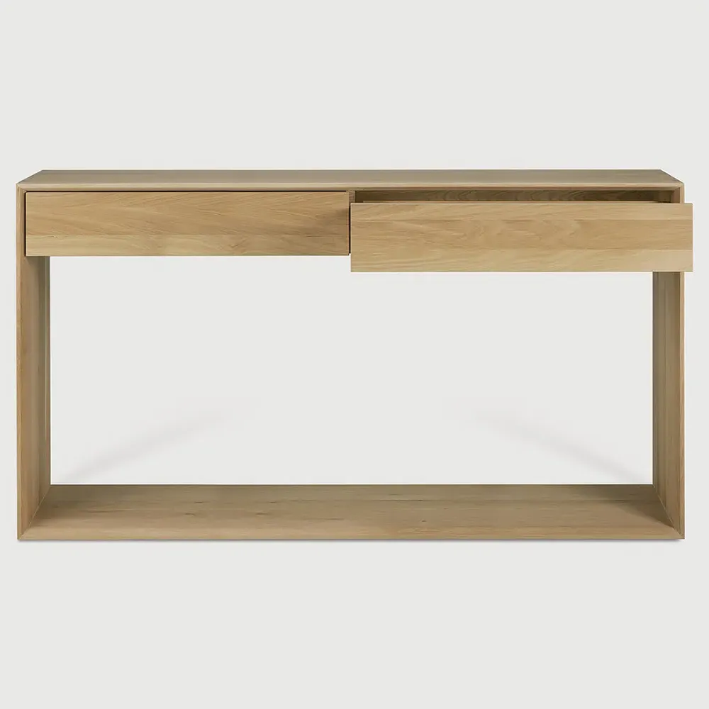 Camilla Console Table - Brown, Oak