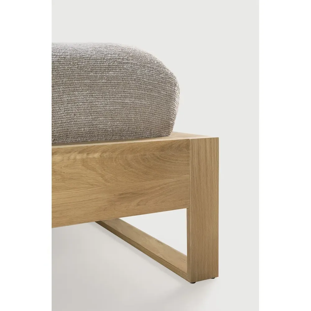 Camilla King Size Bed Frame - Brown, Oak