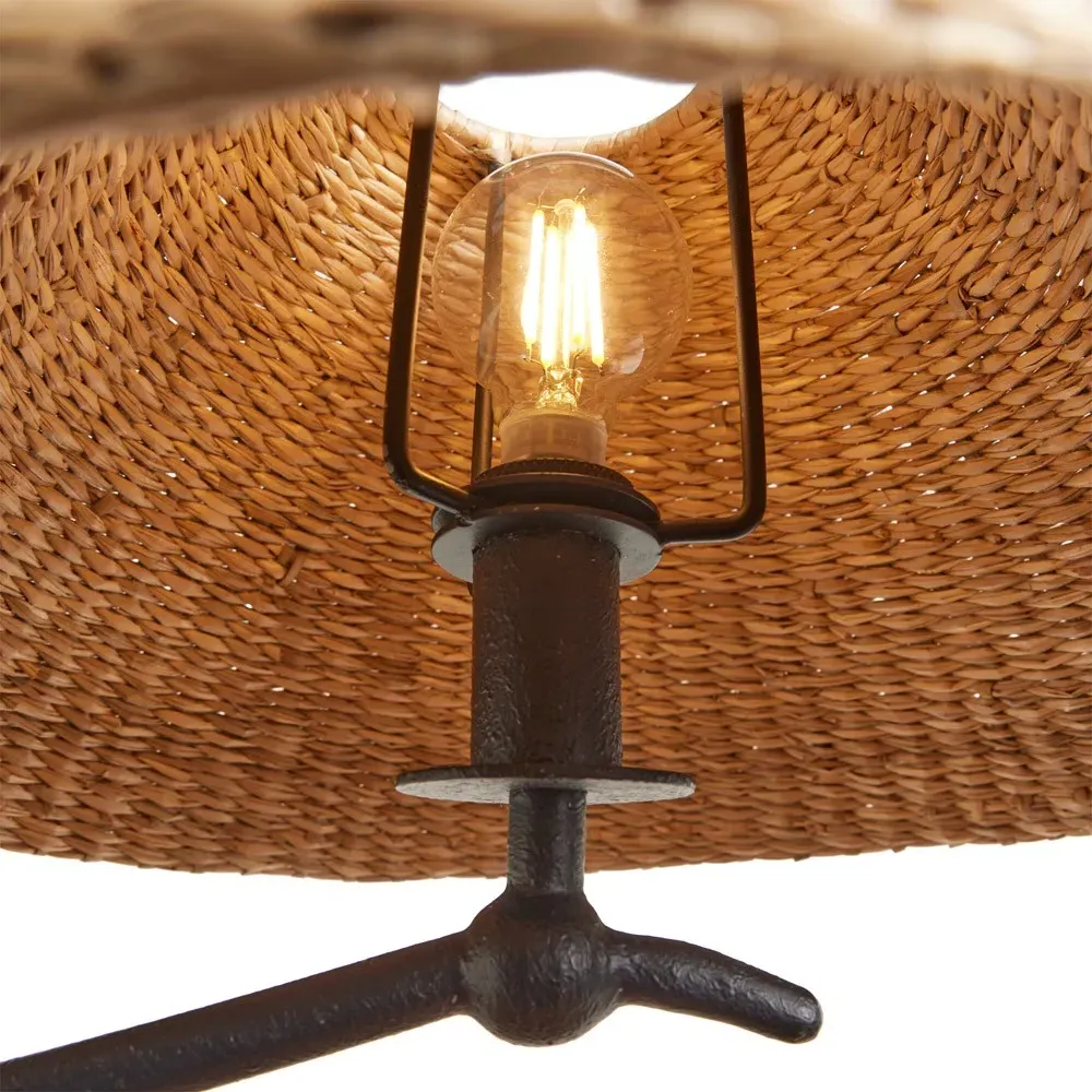 Camilla Linear Pendant Light - Black, Iron