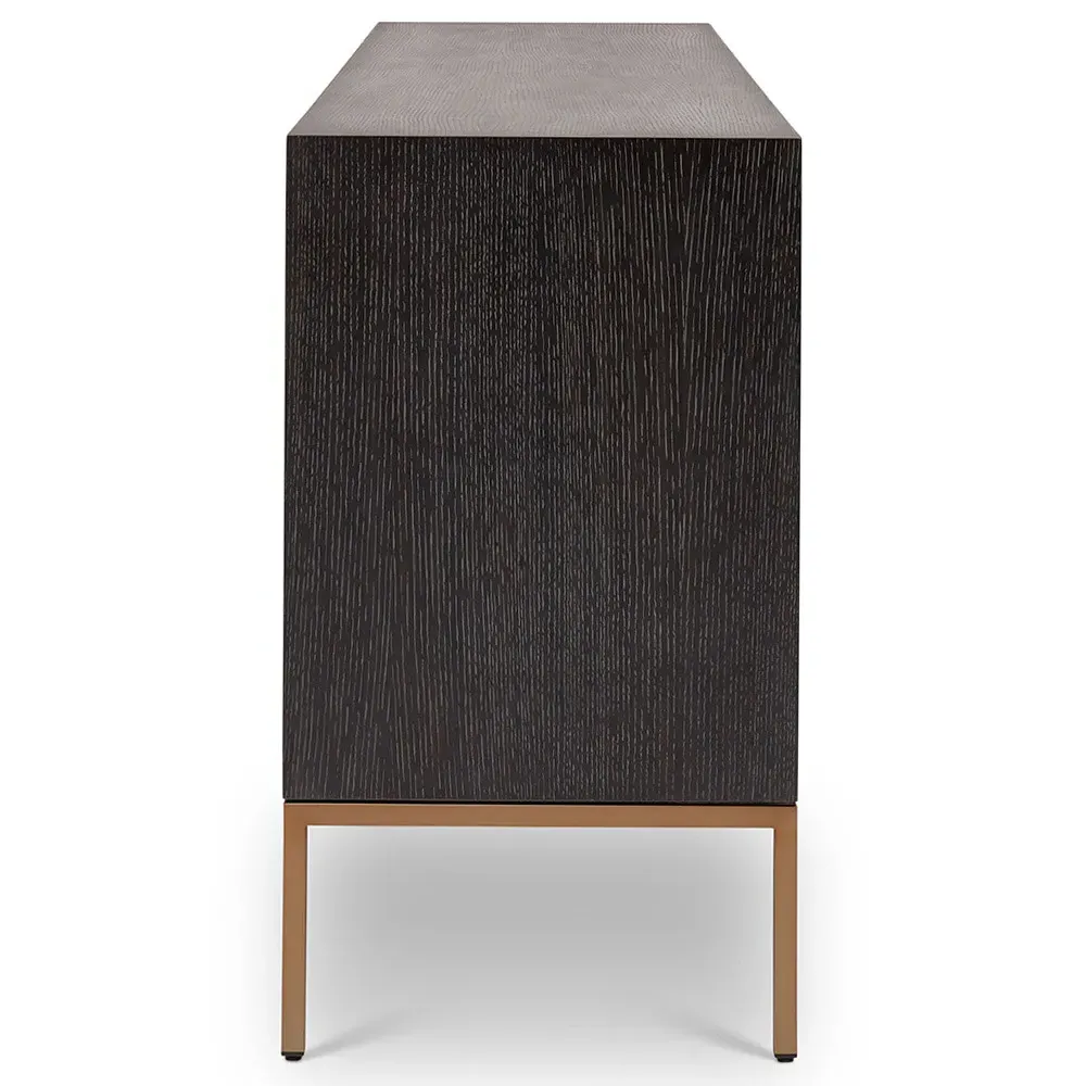Camilla Oak Wood Sideboard - Brown