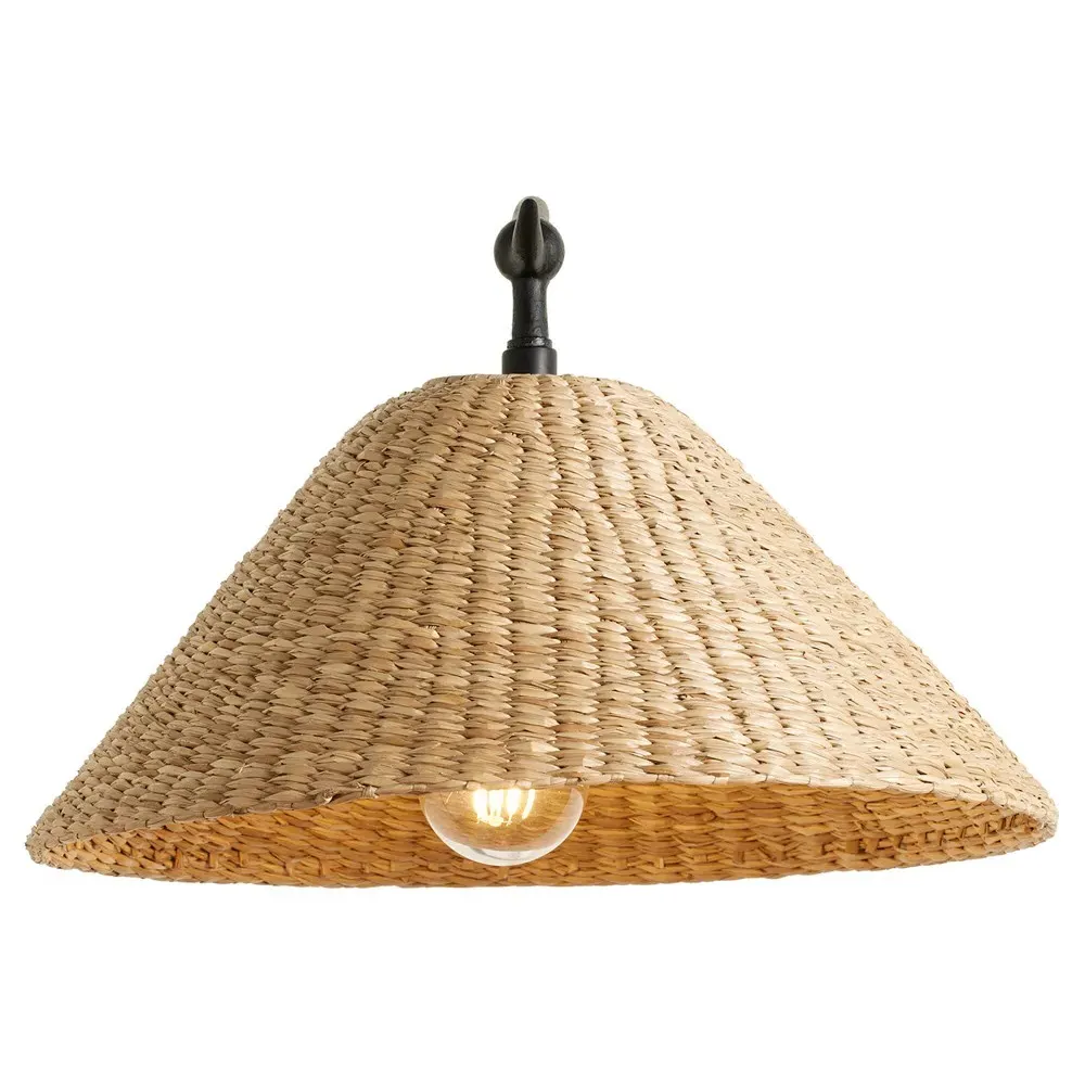 Camilla Swing Arm Sconce - Black, Iron