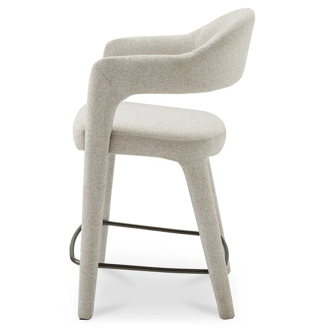 Camille Counter Stool - Beige, Metal