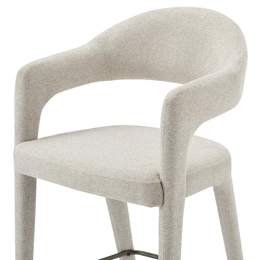 Camille Counter Stool - Beige, Metal