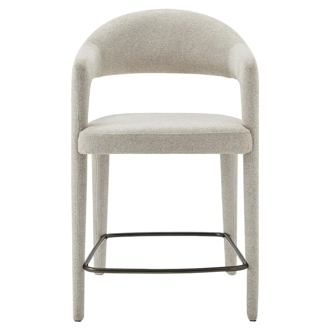 Camille Counter Stool - Beige, Metal