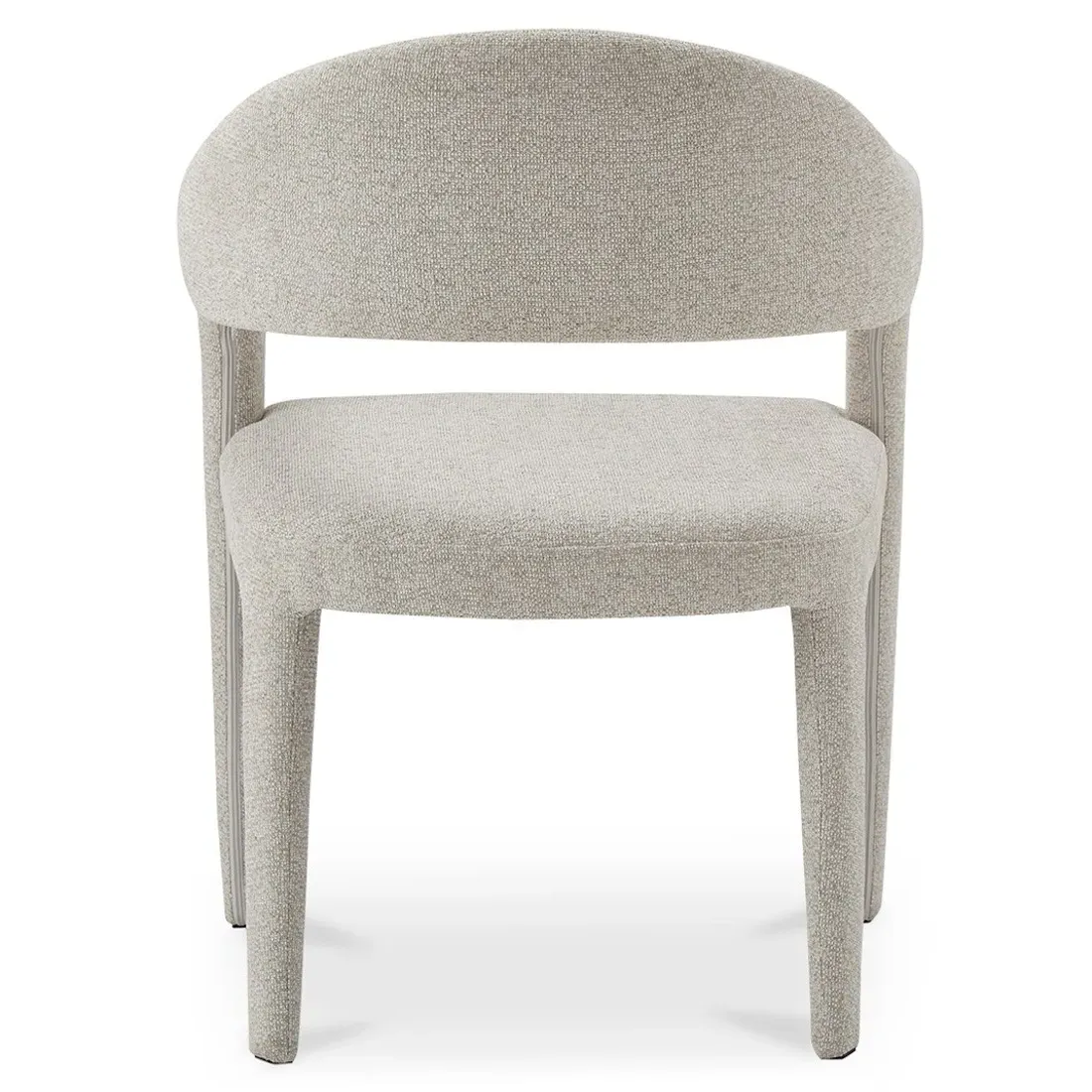Camille Dining Arm Chair - Beige, Metal