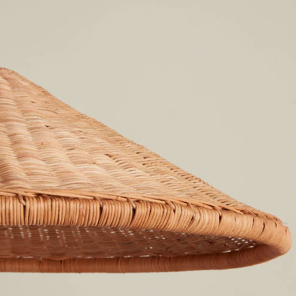 Camille Rattan Pendant Light - Natural