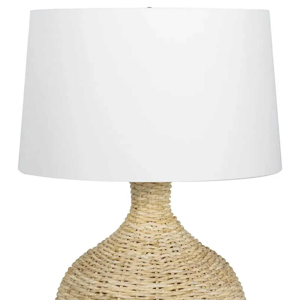 Campagna Table Lamp - Beige, Rattan