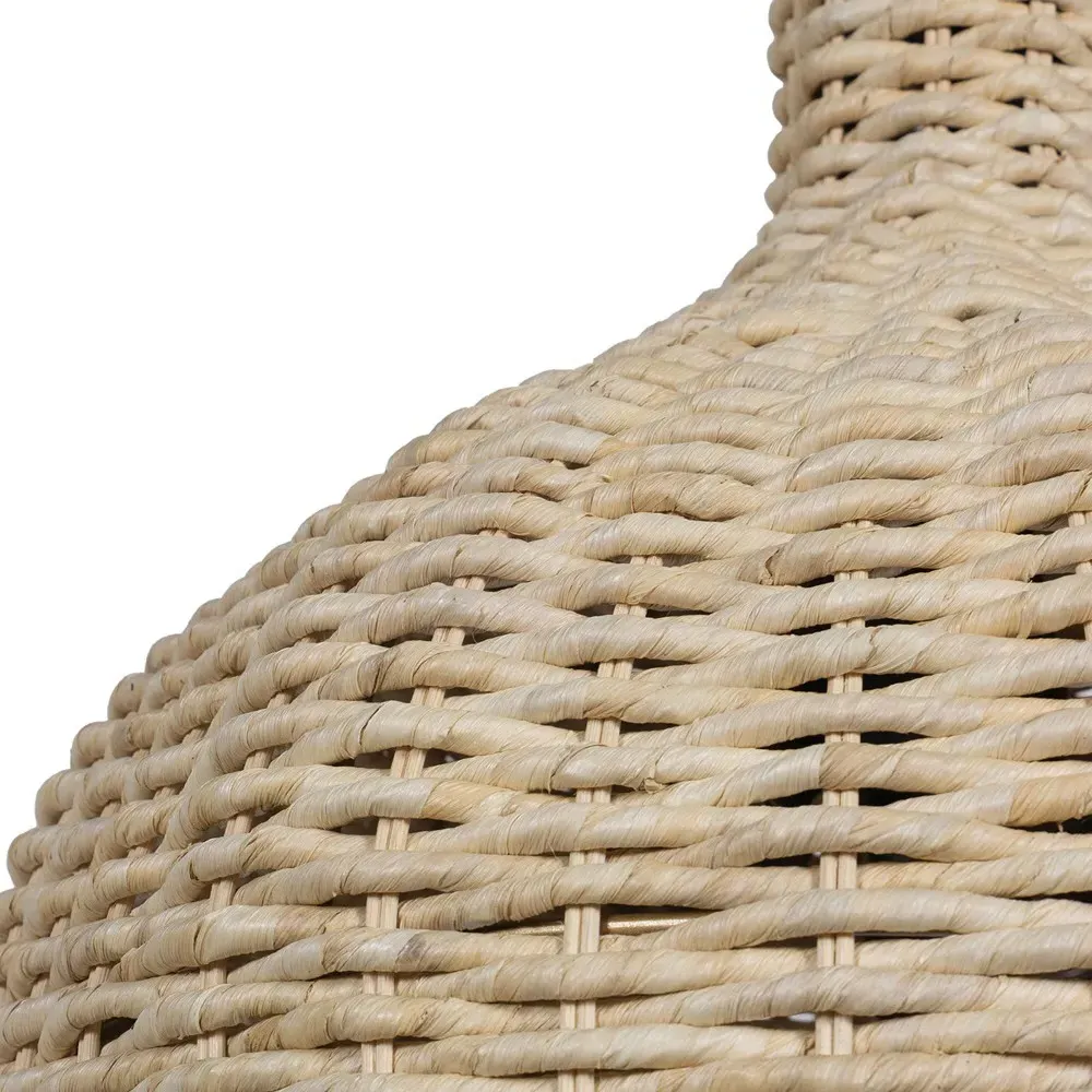 Campagna Woven Rattan Pendant Light - Bronze