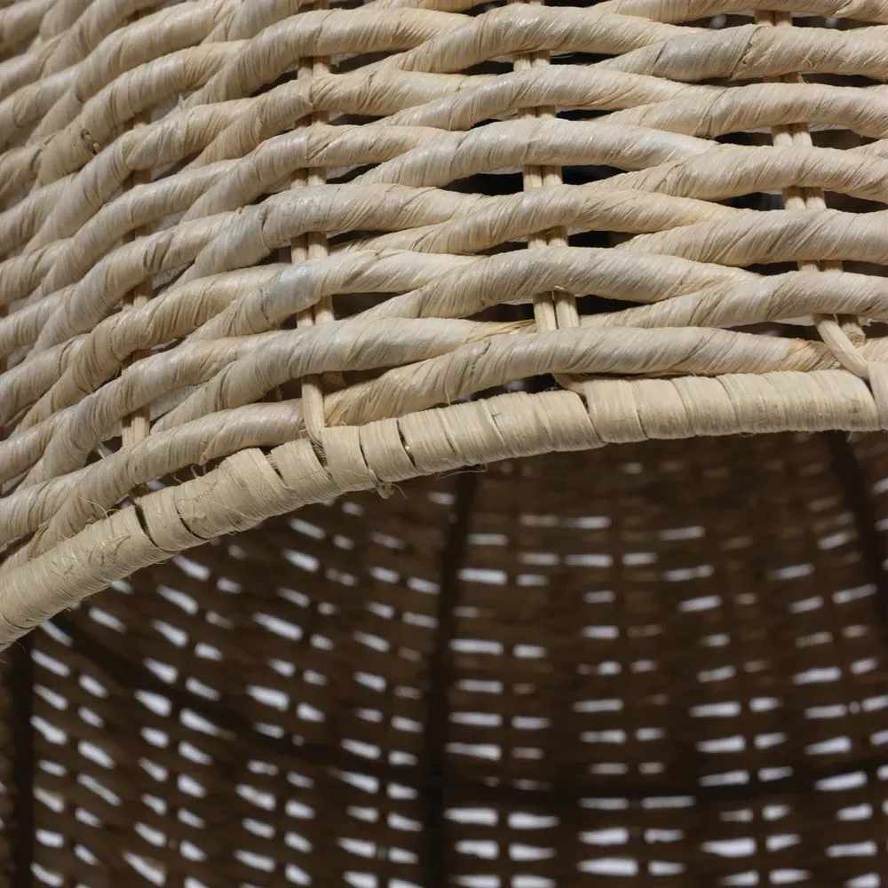 Campagna Woven Rattan Pendant Light - Bronze