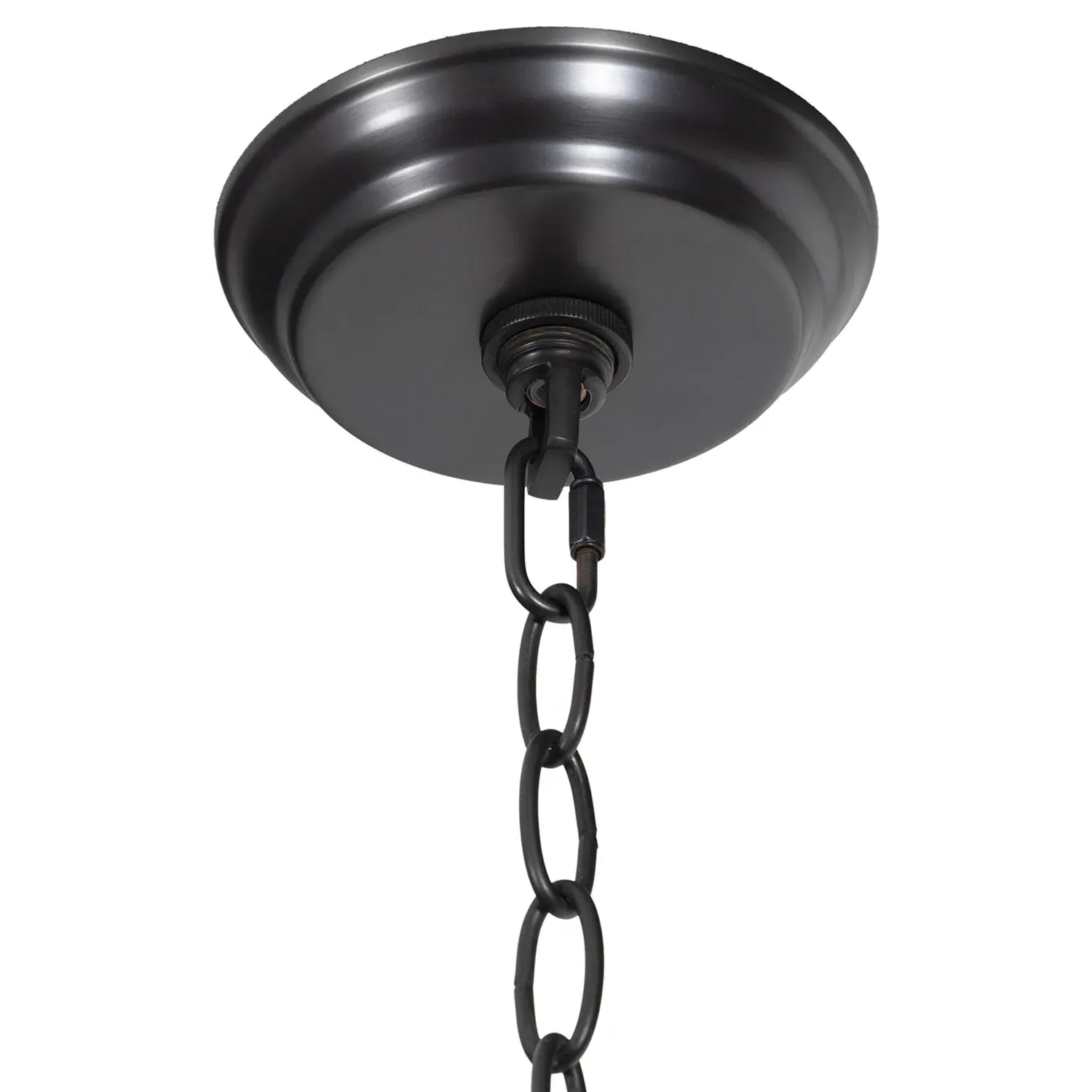 Campagna Woven Rattan Pendant Light - Bronze