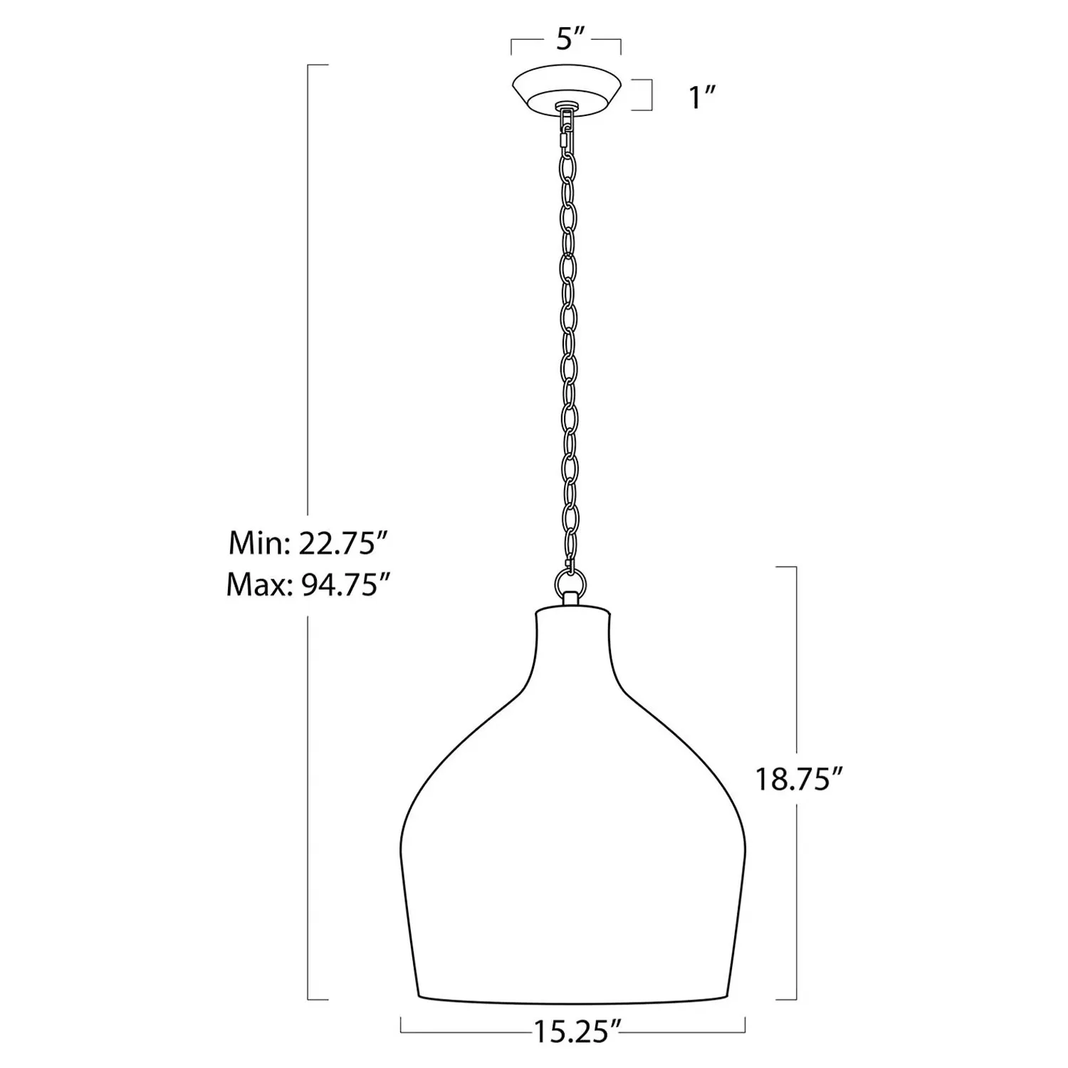 Campagna Woven Rattan Pendant Light - Bronze