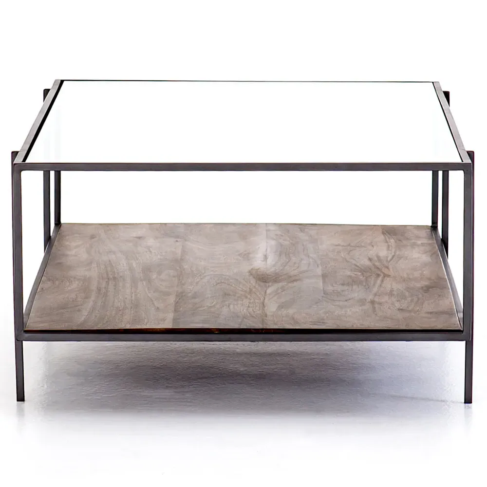 Camron Rectangular Coffee Table - Brown, Mango Wood