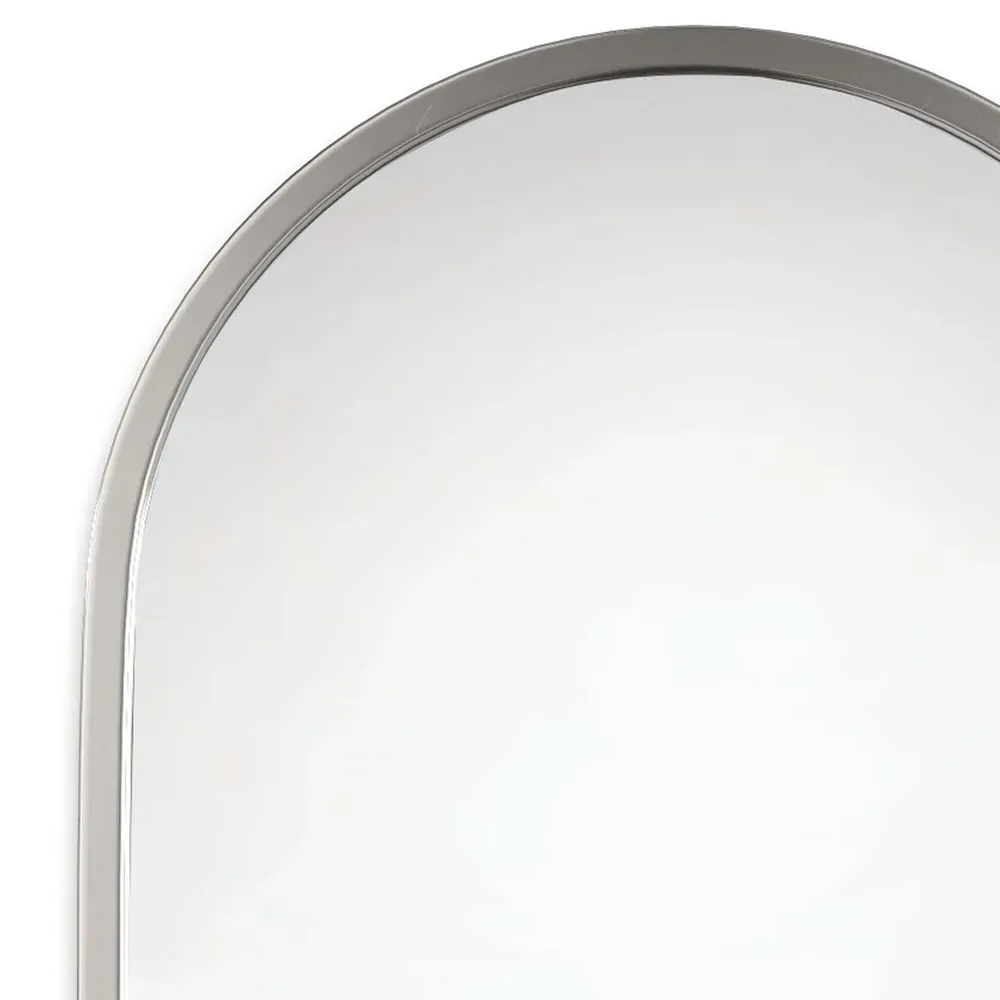 Canal Wall Mirror - Silver, Steel