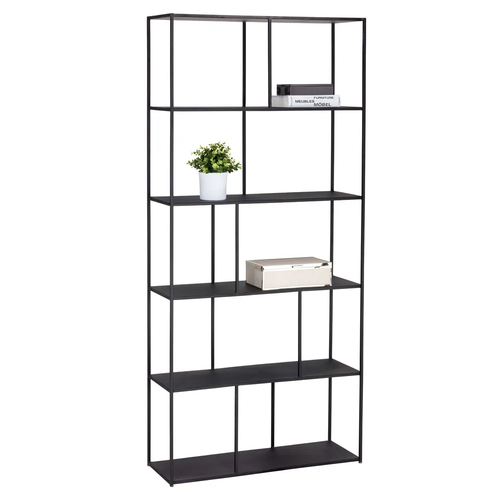 Cantrell 5 Tier Display Case - Matte Black, Iron