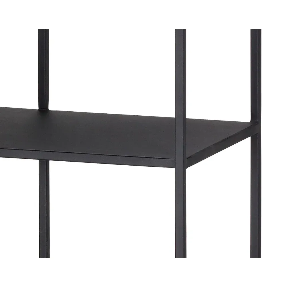 Cantrell 5 Tier Display Case - Matte Black, Iron