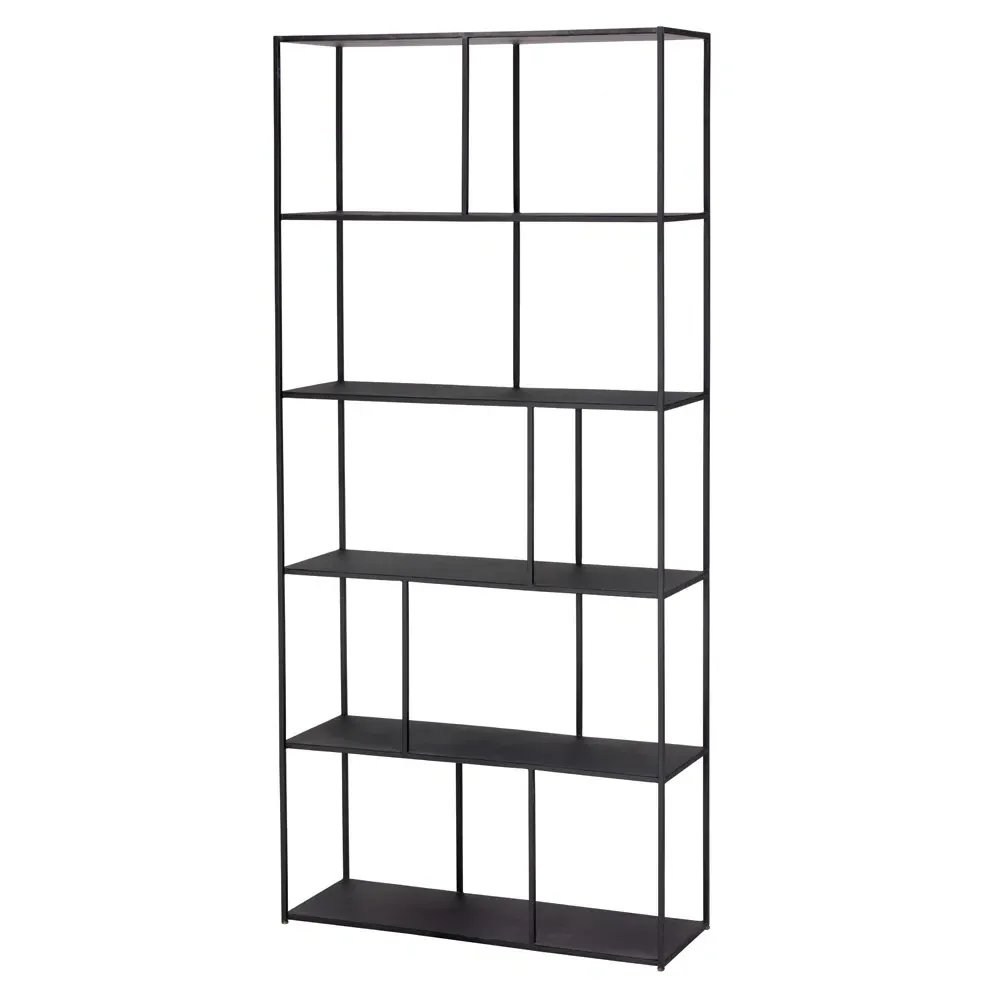 Cantrell 5 Tier Display Case - Matte Black, Iron
